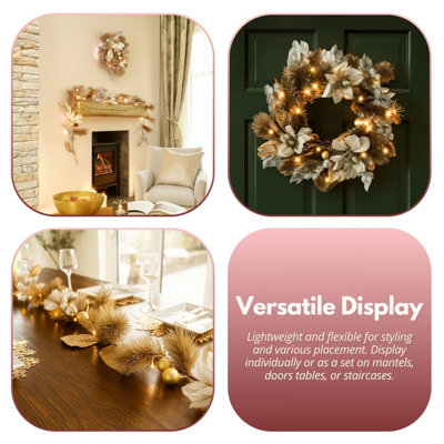 Kerst Slinger Met Verlichting Binnen