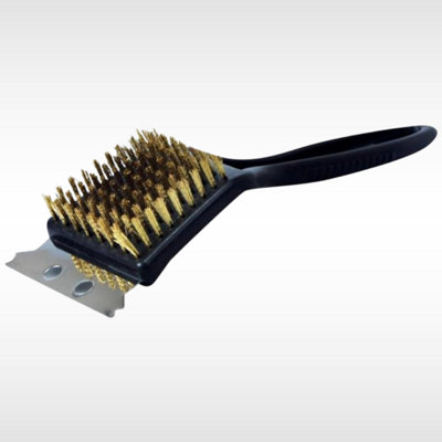 Marco Paul BBQ Cleaner Brush - 20cm Long Ergonomic Handle Grip BBQ Brush for Grill