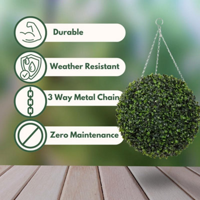 Artificial Boxwood Topiary Ball 50cm | Artificial Plants Online