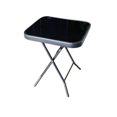 Marco Paul Garden Folding Glass Side Table