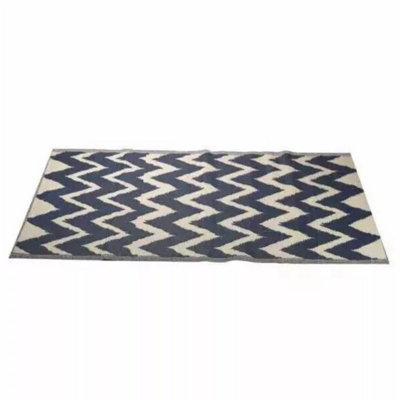 Marco Paul Large Blue Zigzag Rug