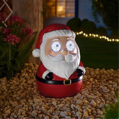 Marco Paul LED Blinkin Santa Christmas Garden Decoration
