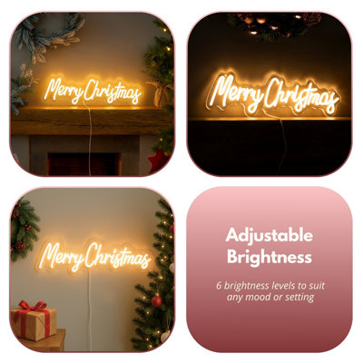 Marco Paul ' Merry Christmas LED Neon Sign Light