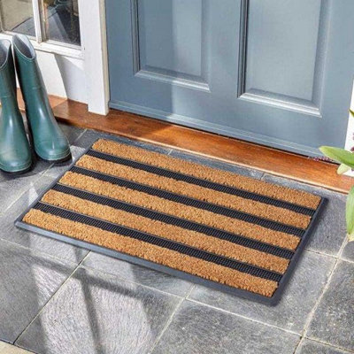 Marco Paul Non Slip Natural Coir Door Mat - Muck Off