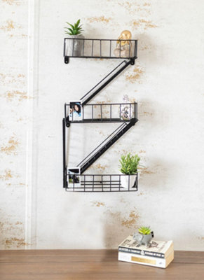 Marco Paul Novelty New York City Fire Escape Floating Bathroom Shelves