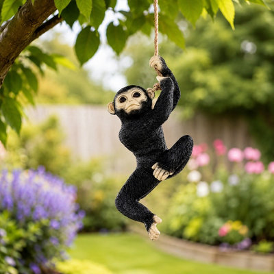 Marco Paul Novelty Resin Swinging Monkey Garden Ornaments