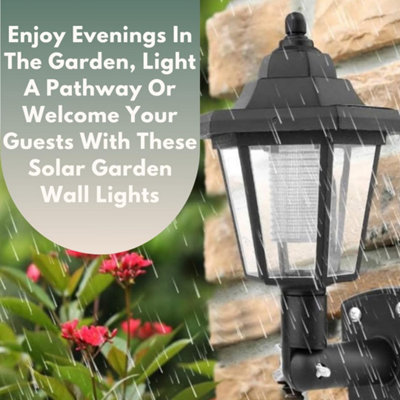 Marco Paul Pack of 2 Victorian Style Solar Powered Wall Light