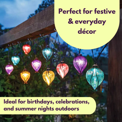 Marco Paul Rainbow Solar Balloon String Lights