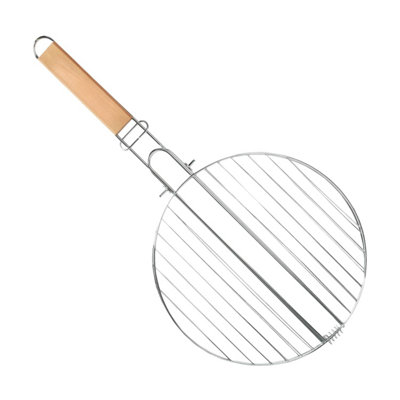 Marco Paul Round BBQ Mesh Grill Basket Rack