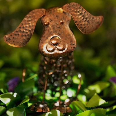 Marco Paul Solar LED Dog Silhouette Garden Ornament
