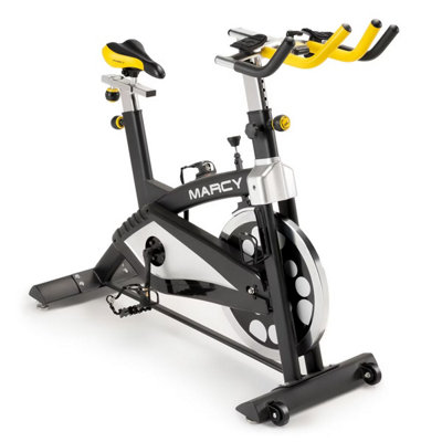 Marcy 7038 Studio Spin Bike with 18kg Flywheel, Adjustable Seat