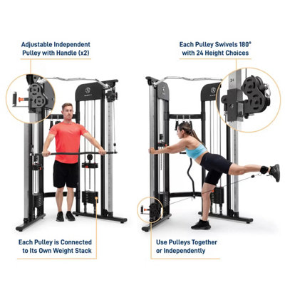 Marcy MFT-942 Functional Trainer with Dual 45kg Weight Stacks