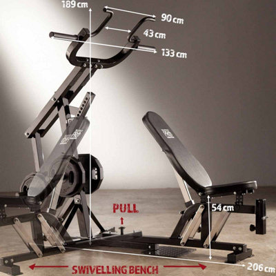 MARCY PRO PM4400 LEVERAGE WEIGHT BENCH SYSTEM