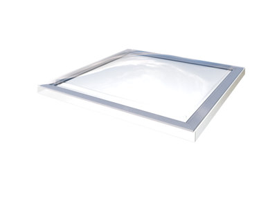 Mardome Reflex Roof Dome, Double Skin, Low Rise Dome, Standard Flange, Clear, 900mm x 750mm (48 Hour Delivery)