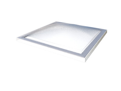 Mardome Reflex Roof Dome, Single Skin, Low Rise Dome, Standard Flange, Patterned, 900mm x 750mm (48 Hour Delivery)