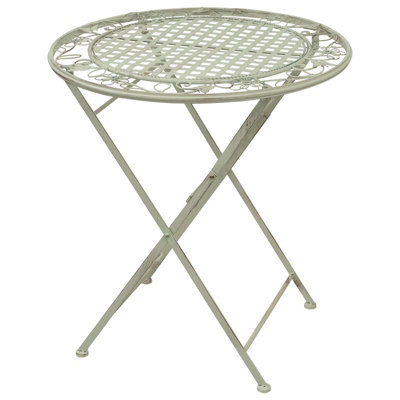 Maribelle Folding Metal Garden Table