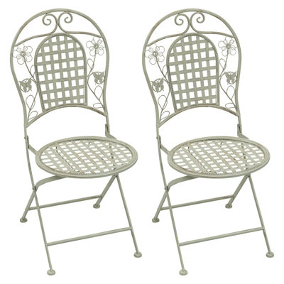 Maribelle Metal Round Garden Chairs