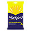 Marigold Extra Life Yellow Cotton Lined Anti Slip Rubber Gloves Small Pack of 6