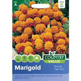 Marigold (French) Tiger Eyes by Country Value