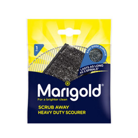 Marigold Scrub Away Scouring Pad Black (One Size)