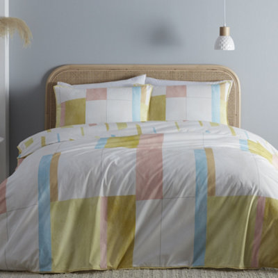 Mariko 100% Cotton Abstract Duvet Cover Set