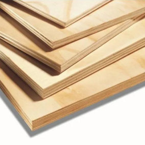 Marine Exterior Plywood Board Sheet  4mm  - 4ft x 2ft plyb