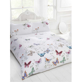 Mariposa Butterfly Double Duvet Cover and Pillowcase Set