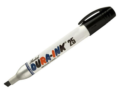Markal DURA-INK 25 Ink Felt Tip Marker Black (Card 2)