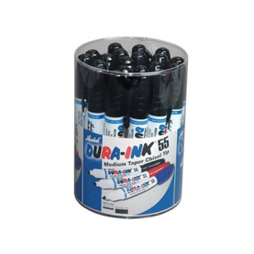 Markal - DURA-INK 55 Medium Taper Marker Black (Tub 20)