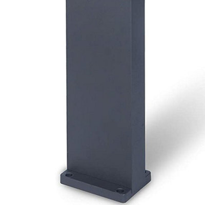 MARLA - CGC Dark Grey RGB Rectangular LED Post Light