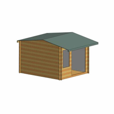 Marlborough 28 mm Log Cabin 8 x 12 Feet - 6