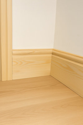 Marlborough - Pack of 20 (Total 20 Units) - Premium Torus Pine Skirting - 20mm (T) x 200mm (H) x 3600mm (L)