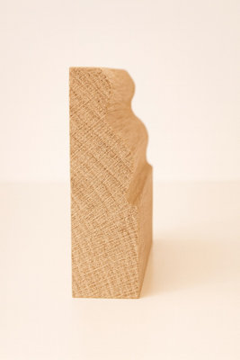 Marlborough - Premium Ogee European Oak Skirting - 21mm (T) x 200mm (H) x 3000mm (L) - (Bundle Of 15)
