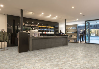 Marlow Stone effect Vinyl Flooring 3m x 2m (6m2)