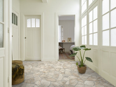 Marlow Stone effect Vinyl Flooring 6m x 4m (24m2) - 3