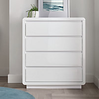 Marlow White High Gloss - 4 Drawer Chest
