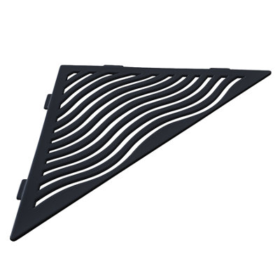 Marmox Corner Shelf - Wave Triangle - BLACK