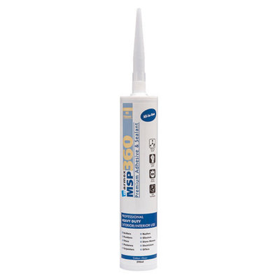 Marmox MSP360 Premium Adhesive and Sealant - 290ml Standard Tube - WHITE