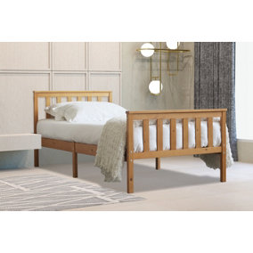 Marnel 3ft Single Oak Bed Frame