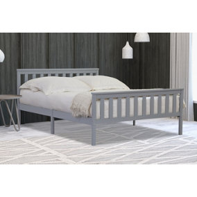 Marnel 4ft Small Double Grey Bed Frame