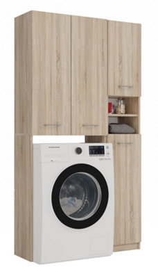 Marpol DD Washing Machine Surround Cabinet Sonoma Oak