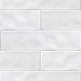Marquis Sherwood Tile - 15 x 90 - White