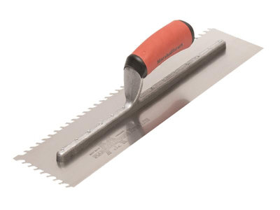 Marshalltown LayFlat 6mm Notch Trowel - Perfect for Tile Installation 16 x 4 Inches