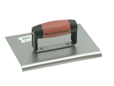 Marshalltown M120D M120D Cement Edger Straight End Durasoft Handle 8 x 6in M/T120D