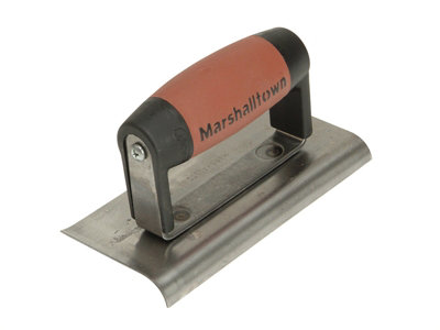 Marshalltown M176D 176D Cement Edger Curved & Straight End DuraSoft Handle 6 x 3in M/T176D