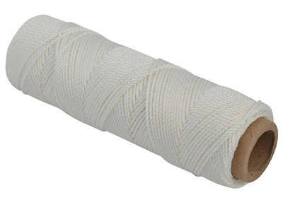 Marshalltown M620 Heavy-Duty Masons Line 250ft White - Perfect for Construction and Landscaping