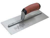 Marshalltown - M701SD V 3/16in Notched Trowel DuraSoft Handle 11 x 4.1/2in