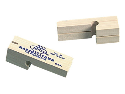 Marshalltown M86 86 Hardwood Line Blocks (Pack 2) M/T86
