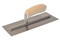 Marshalltown MXS1SS MXS1SS Plasterer's Finishing Trowel Stainless Steel Wooden Handle 11 x 4.1/2in M/TMXS1SS
