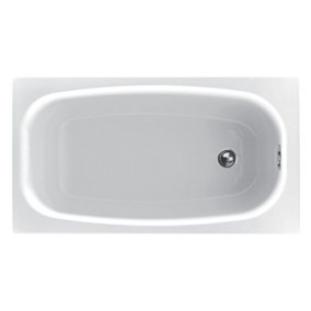 Martell Reinforced Acrylic Space Saver Bath - 1480x700mm
